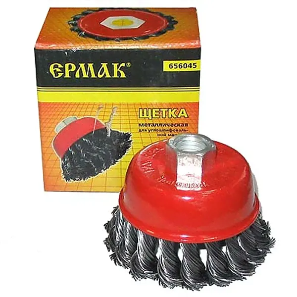 Щетка чашечная для УШМ, М14, 75мм Ермак 656-045-0