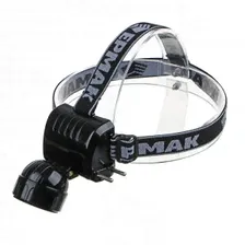 ЕРМАК Фонарь налобный аккумуляторный 5 ярк. LED, вилка 220В, 8х6х7, 5см