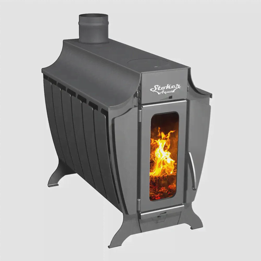 Отопительная печь с водяным контуром STOKER 220 Aqua-G (Ермак) 220 м3