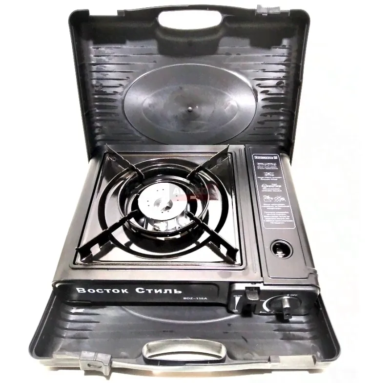 Настольная газовая плитка Ермак 333-520 Black