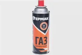 Газ в портативном баллоне Ермак 520мл 220гр всесезонный